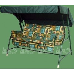 Трехместные садовые качели "ИРИС" с раскладывающейся спинкой в Иваново