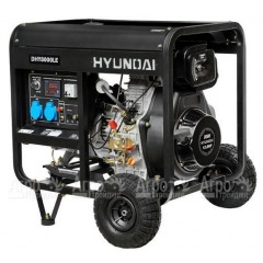 Дизельгенератор Hyundai DHY 8000LE 5,5 кВт + колеса в Иваново