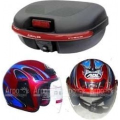 Комплект H1 (Кофр из мягкого (РР) пластика + 2 открытых шлема внутри) в Иваново