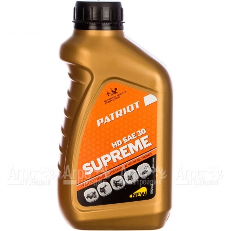 Масло Patriot Supreme HD SAE 30 592 мл для 4-х тактных двигателей в Иваново