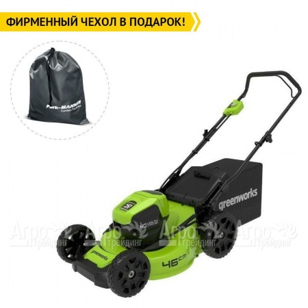 Газонокосилка аккумуляторная GreenWorks GD40LM46HP (без аккумулятора и зарядного устройства)  в Иваново