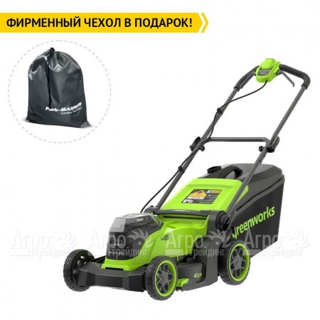 Газонокосилка аккумуляторная GreenWorks GD24X2LM411 (без аккумулятора и зарядного устройства)  в Иваново