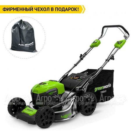 Газонокосилка аккумуляторная GreenWorks GD40LM46SP (без батареи и зарядного устройства)  в Иваново