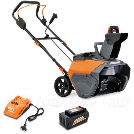 Снегоуборщик аккумуляторный Villartec WA 4051 Set AM405+AC405  в Иваново