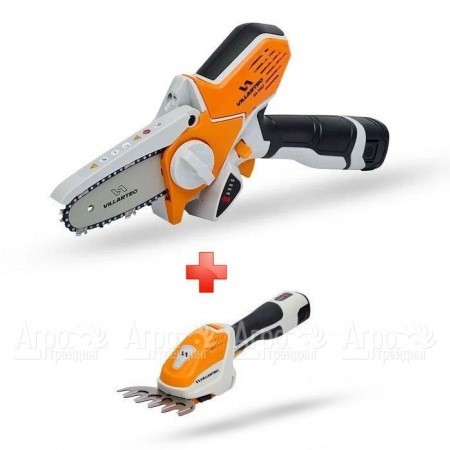 Аккумуляторная пила Villartec SA1462 + мотоножницы HA1462 (без аккумулятора и зарядного устройства)  в Иваново