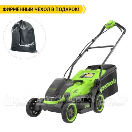 Газонокосилка аккумуляторная GreenWorks GD40LM361 4 Ач  в Иваново