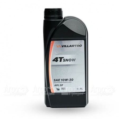 Масло моторное зимнее Villartec 4T Snow SAE 10W-30, 1 л для 4-х тактных двигателей в Иваново