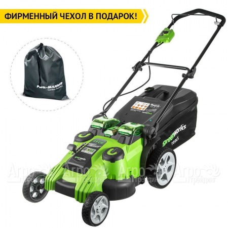 Газонокосилка аккумуляторная GreenWorks G40LM49DBK4  в Иваново