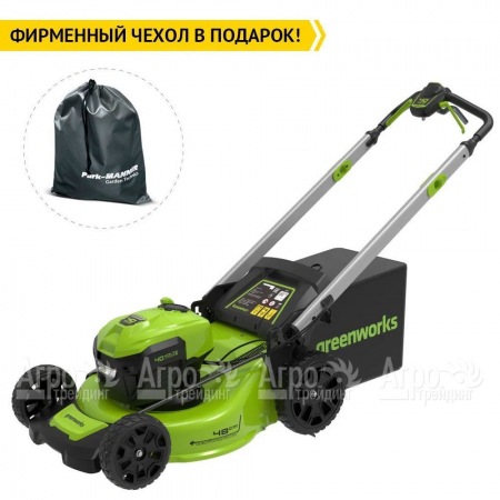 Газонокосилка аккумуляторная GreenWorks GD40LM48SPК4 в Иваново