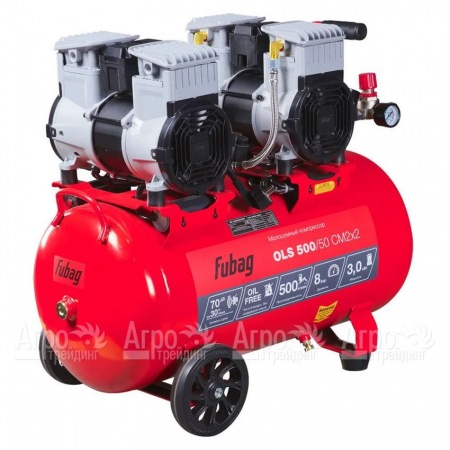 Компрессор безмасляный малошумный Fubag OLS 500/50 CM2х2 в Иваново