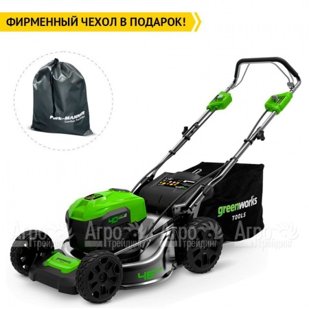 Газонокосилка аккумуляторная GreenWorks GD40LM46SPK6 в Иваново