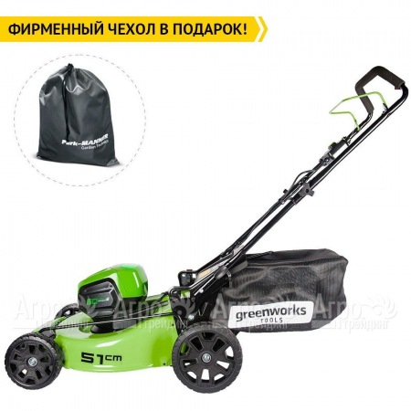 Газонокосилка аккумуляторная GreenWorks GD60LM51HP (без батареи и зарядного устройства) в Иваново