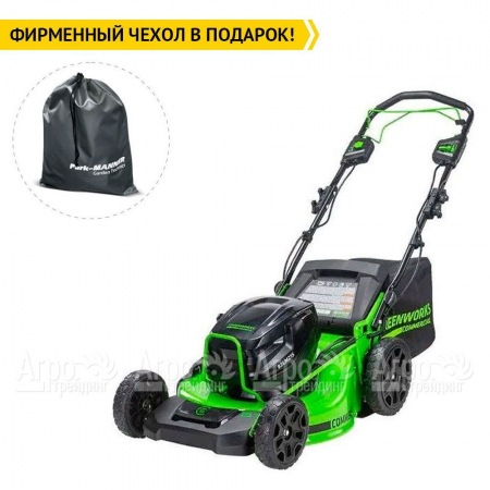 Газонокосилка аккумуляторная GreenWorks GC82HPLM51 (без аккумулятора и зарядного устройства)  в Иваново