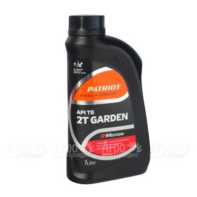 Масло минеральное Patriot G-Motion 2Т Garden API TB 1 л для 2-х тактных двигателей в Иваново