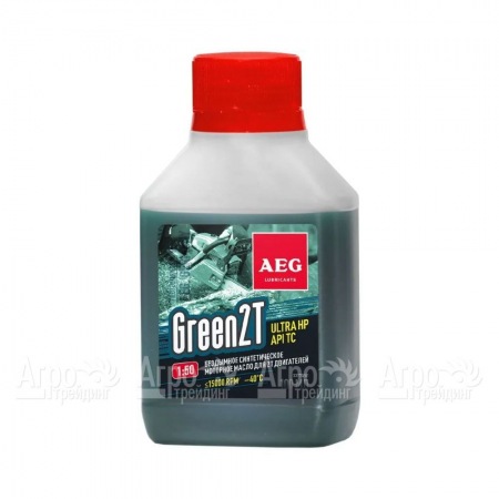 Масло синтетическое AEG Green HP 2T Motor Oil API TC 100 мл для 2-х тактных двигателей в Иваново