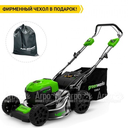 Газонокосилка аккумуляторная GreenWorks GD40LM46SPK4 в Иваново