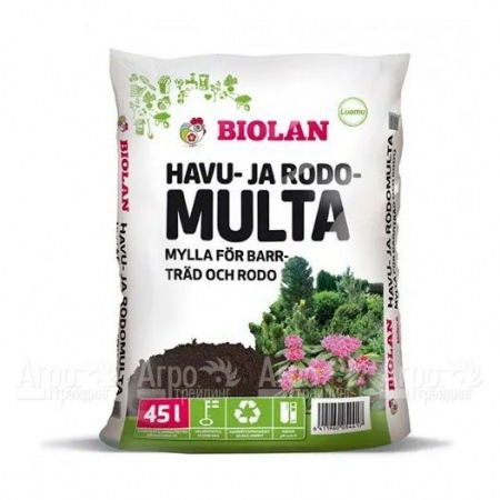 Грунт для хвойных и рододендронов Biolan 45 л в Иваново
