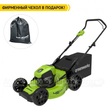 Газонокосилка аккумуляторная GreenWorks GD40LM46HP 6 Ач в Иваново
