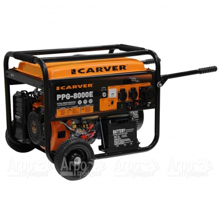 Бензогенератор Carver PPG-8000E 6 кВт в Иваново