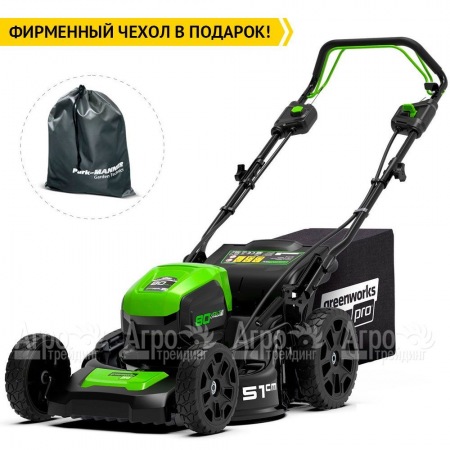 Газонокосилка аккумуляторная GreenWorks GD80LM51SPK4 в Иваново