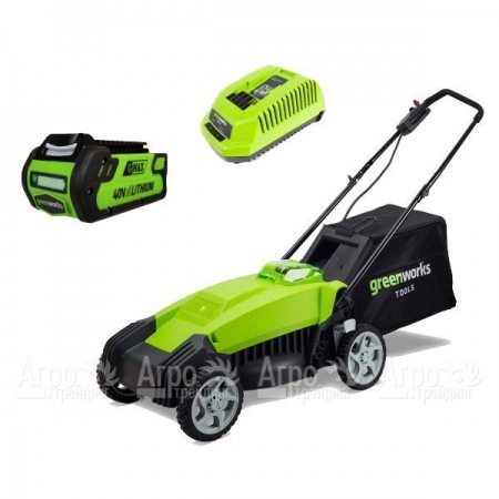 Газонокосилка аккумуляторная GreenWorks G40LM35K6 в Иваново