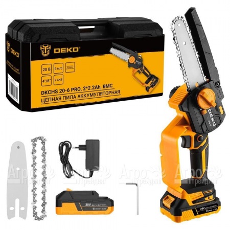 Аккумуляторная пила DEKO DKCHS 20-6 PRO 6" в кейсе в Иваново