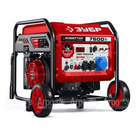 Бензиновый генератор инверторный Зубр СБИ-7500ЕА 7 кВт  в Иваново